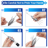 Fishing Weight Long Tail Fishing Weights Fishing Equipment Saltwater Surf Casting Sinkers for Ocean Sea Sand 3oz-7oz AGOOL