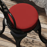 Outsunny Outdoor Bistro Chair Cushions Set of 4 with Machine Washable Cover