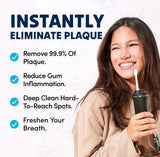 Puur Smile Professional Water Flosser - Advanced Dental Care for a Healthier Mouth, Gum, and Teeth - IPX7 Waterproof Oral Irrigator | 6 Replacement Tips, Travel-Friendly, Rechargeable - Oral Hygiene