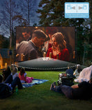 STWUI Projector Screen with Stand - 150 Inch Portable Projector Screens Outdoor Indoor Projector Screen 16:9 4K HD Outdoor Movie Screen with Carry Bag,Enioy Home Theater Projection Screen