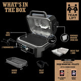 Ninja Woodfire ProConnect Premium XL BBQ Grill, 7-in-1, App Enabled, Blue