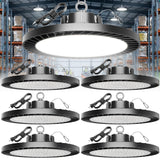 ONLYLUX 6-Pack 350W UFO LED High Bay Light, 52500LM 5000K High Bay Light