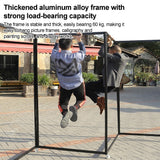 Adjustable Movable Folding Display Rack, 100x200cm Poster Board Stand & Art Easel for Weddings