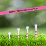 Two Size Options (2 3/4" & 3 1/4"), 10% Profit Donation, Striped Pink and White