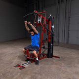 Body-Solid (G6BR) Multi-Station 210lb Weights Stack Bi-Angular Gym Machine, Arm & Leg Strength Training Equipment, Functional Exercise Workout Station for Weight lifting and Bodybuilding Body-Solid