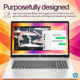 HP Essential 17 FHD Laptop, 64GB RAM, 1TB Storage, AMD Ryzen 5 Hexa-Core