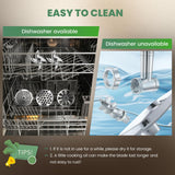 Huanyu 2000W Heavy Duty Electric Meat Grinder for Bone and Game Meat, 5-Speed Touchscreen with Auto Reverse, #10 Outlet Ideal for Homemade Pet Food, Venison, and Home Kitchen