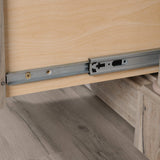 Sauder Palladia Computer Desk with Drawers, Home Office Desk with File Cabinet Storage Drawer