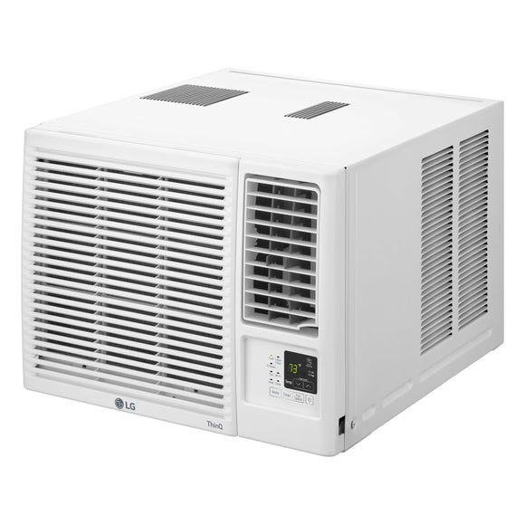 7,600 BTU 115V Programmable Window Air Conditioner with Heater, WiFi, and Remote - White LG