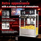 40Oz Countertop Commercial Popcorn Machine, Black Tabletop Popper Maker