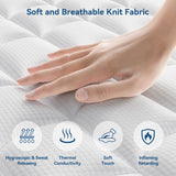 Mattress Queen Size, 14 Inch Queen Hybrid Mattress in a Box, Memory Foam with Firm Individually Wrapped Pocket Springs, Pressure Relief & Motion Isolation, CertiPUR-US Certified, 60" x 80" x 14"