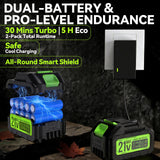 Leaf Blower Cordless with Battery and Charger, Cordless Leaf Blower with Rotatable Body, 2-Pack 20V Batteries, Variable Speed; Handheld Blower for Lawn Care, Car, Patio, Commercial Cleanup