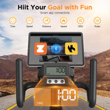 YOSUDA PRO Recumbent Exercise Bike for Home Use with Resistance Bands-Recumbent Bike with Smart Workout APP, Comfortable Seat, Pulse Sensor & 16-level Resistance YOSUDA