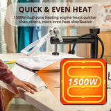 Heat Press Machine for T Shirts - 15x15 Swing Away Shirt Press Machine - Professional Heat Press for Sublimation