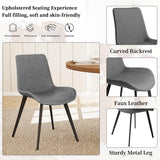 Extendable Round Dining Table Set for 6 People, 43.3"-59" Extendable Kitchen Table with 6 Upholstered Chairs
