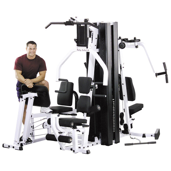 Body-Solid (EXM3000LPS) Multi-Station 210lb Dual Weight Stack Machine for Home & Commercial Gym, Complete Body Strength Training Functional Exercise Workout Station for Weight lifting and Bodybuilding Body-Solid