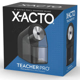 Electric Pencil Sharpener, Heavy Duty Pencil Sharpener for School, Black, 1 Count X-Acto