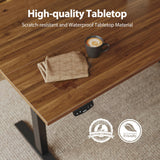 Agilestic Electric Standing Desk, 60 x 24 Inches Height Adjustable Desk, Sit Stand up for Work Office Home