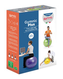 Gymnic Classic Plus Burst-Resistant Exercise Ball, Blue (65 cm)