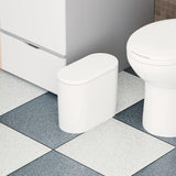 Pack 3.17 Gallon Slim Bathroom Trash Can with Lid and Dog Proof Garbage Can and Wastebasket