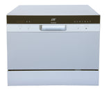 SPT SD-2224DSB: ENERGY STAR Countertop Dishwasher with Delay Start & LED – Silver