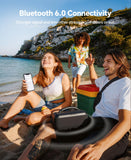 dbsono Portable Bluetooth Speaker Wireless: 100W(Peak) SoundPulse 2.0 with BassBoost, Waterproof Loud Party Speakers, Unlimited Pairing, TWS for Outdoor/Indoor, Beach Vacation Essential, Black