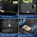 BODEGACOOLER 35L Built-In Car Refrigerator for Tesla Model Y- Ultra-Quiet Fast Cooling to -4℉, Smart App Control