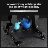 LIONSCOOL Premium Steel Dumbbell Rack Only, with Side Racks Not Fit for Neoprene/Vinyl Coated Dumbbells (Large, 700 LBS)
