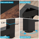 Tribesigns 70.8”Executive Desk, Large Office Computer Desk with Thicken Frame
