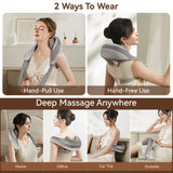 Neck and Shoulder Massager with Heat, Neck and Shoulder Back Massager for Pain Relief Deep Tissue, Portable Massagers KOSTAK