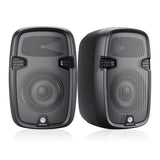 NBVOICE NBVPPS210DSP 10" 600W Professional Powered PA System with 99DSP Tech, 48V Phantom Power,8-Channel Mixer & Bluetooth 5.3,Tripods Included for DJ/Outdoor Events