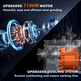 Commercial Electric Meat Grinder 1.5 HP 1100 W All Stainless Steel Meat Bones Mincer | 110V Anatole