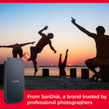 SanDisk 2TB Portable SSD - Up to 800MB/s, USB-C, USB 3.2 Gen 2, Updated Firmware - External Solid State Drive - SDSSDE30-2T00-G26