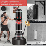 Heavy Punching Bag with Stand Adults Teens,70" Free Standing Boxing Bags,Kickboxing Training Equipment Bags for Men Training Thai Fitness Karate JUOIFIP