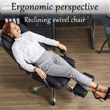 Knjlwa Comfortable Swivel Chair Desk Chairs with Wheels Boss Office Executive Commercial Swivel Chair Ergonomic Swivel Chair Thick Seat Cushion Boss Office Products Adjust Rolling Chair