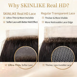Luckstar 16A Body Wave Human Hair Bundles with 5x5 Skinlike Real HD Lace Closure,3 Bundles 20 22 24 with 18 Inch HD Closure, Double Drawn Weft, Long-Lasting Professional Sew-In Extensions