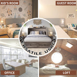 LUXOAK Queen Size Murphy Bed with Charging Station