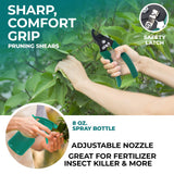 Gardening Tools Garden Tool Set, Stainless Steel Heavy Duty with Non-Slip Grip, Storage Tote Bag, Outdoor Hand Tools