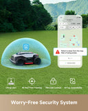 DREAME LiDAR 2500 Robot Lawn Mower A3 AWD Pro Wire Free No RTK, 4WD for 38.7° Slopes, Dual AI Vision Robotic Lawn Mowers,Dual-Disc Cutting 15.8" Width, Smart Zero-Edge, App Control for 0.62 Acre