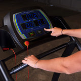 Body-Solid Endurance (T50) Rehab Walking Treadmill 1.5 HP Motor for Home and Commercial Use, Rehabilitation Treadmills 310 lbs. Capacity with LED Display and Wide Walking Pad, Black