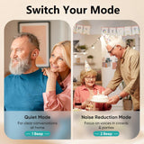 Rechargeable OTC Hearing Aids for Seniors Invisible In Ear Hearing Aids for Elders Adults with Mild to Moderate Hearing Loss Hearing Amplifiers Earbuds Noise Cancelling Clear Sound Conversation 100H with Charging Case