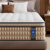 BedStory Firm Double Mattress 12 inch - Pain-Relieving Hybrid Mattress for Extra Lumbar & Hip Support - No Sagging Bed in a Box - 365-Night Trial - No Odor, Fiberglass-Free, CertiPUR-US Certified