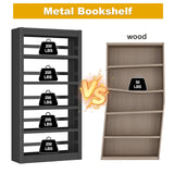 Modern Book Shelf for Living Room, Office, Easy Tool-Free Assembly