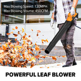Electric Weed Wacker and Leaf Blower (No Battery) Compatible with Dewalt 20V Max Battery, Auto Feed String Trimmer and 7 Speed Leaf Blower