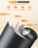 LEKÄRO Freestanding Punching Bag with Boxing Gloves, Heavy Boxing Bag with Stand for Adult Kids, Standing Kickboxing Bag (Black Gold) LEKÄRO