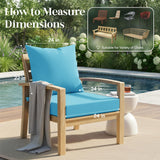 L’AGRATY Outdoor Chair Cushions for Patio Furniture