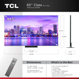 TCL 65 Inch Class QM9K Series | Mini LED QLED 4K | 65QM9K, Latest Model | 144HZ Peak Brightness & Contrast Dolby Vision | Up to LD6K Precise Dimming | AI Smart Google TV | Dolby Atmos Bang & Olufsen