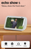 Amazon Echo Show 5 (newest model), Smart display, Designed for Alexa+, 2x the bass and clearer sound, Glacier White
