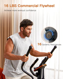 Niceday Elliptical Machine, Elliptical Trainer for Home with Hyper-Quiet Magnetic Driving System, 16 Resistance Levels, 15.5IN Stride, 400LBS Weight Capacity Niceday