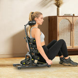 Florchest Adjustable Inversion Table with Stable Foot Pads,330 lbs Weight Capacity Compact Foldable Back Stretcher with Spine Decompression,Full Back & Neck Stretch for Homes Gyms Yoga Studios